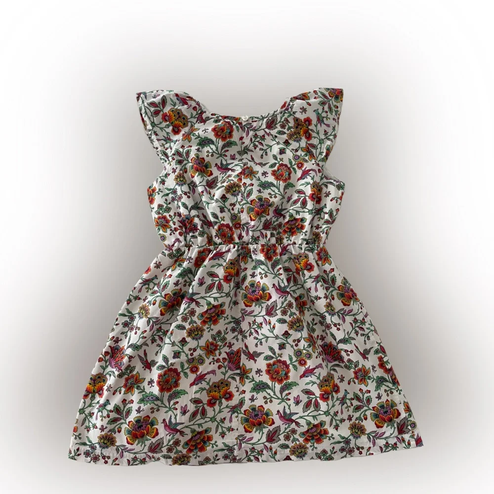 NWT Gap Girl’s White Floral Dress Size:S